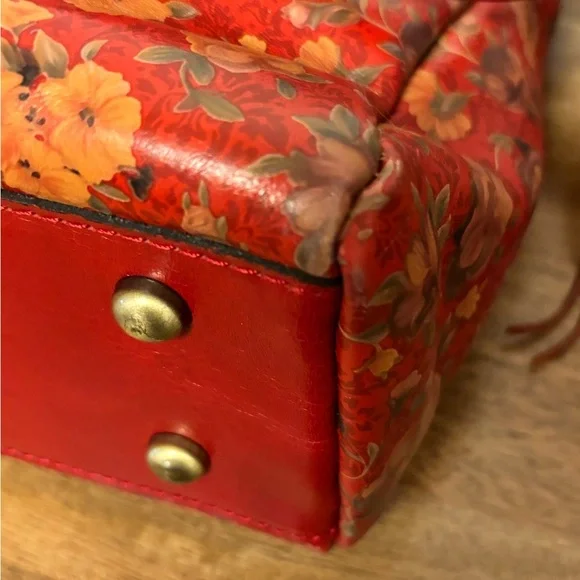 Patricia Nash floral satchel - Picture 8 of 11